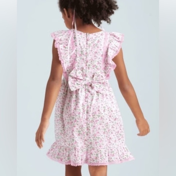 LoveShackFancy Other - American Girl X LoveShackFancy Occasion Dress Floral Size 12 Ruffle Bow